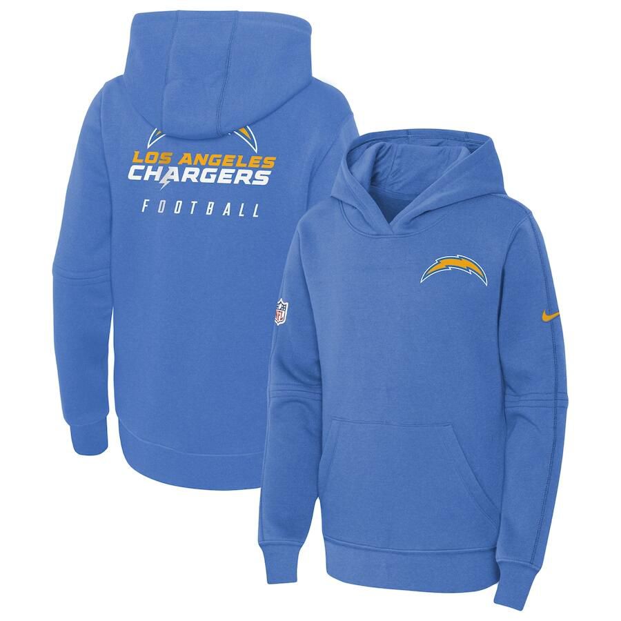 Youth 2023 NFL Los Angeles Chargers blue Sweatshirt style 1->los angeles chargers->NFL Jersey